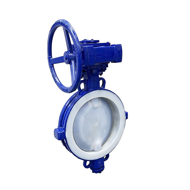 涡轮衬氟对夹蝶阀