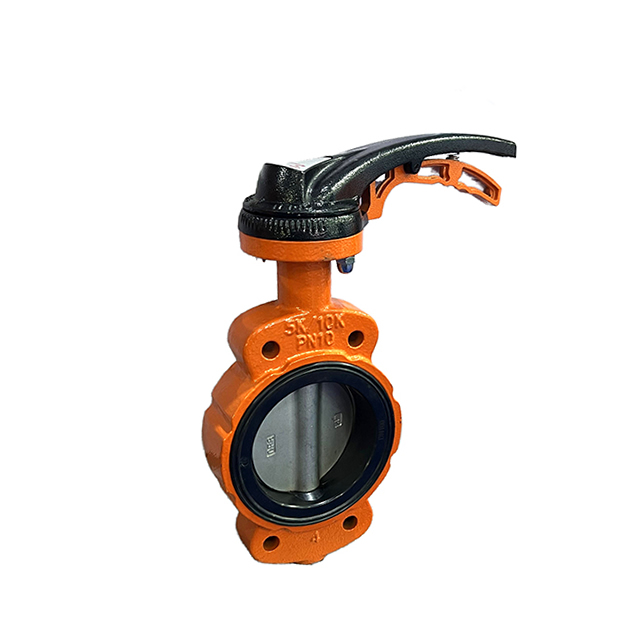 半凸耳对夹衬胶蝶阀